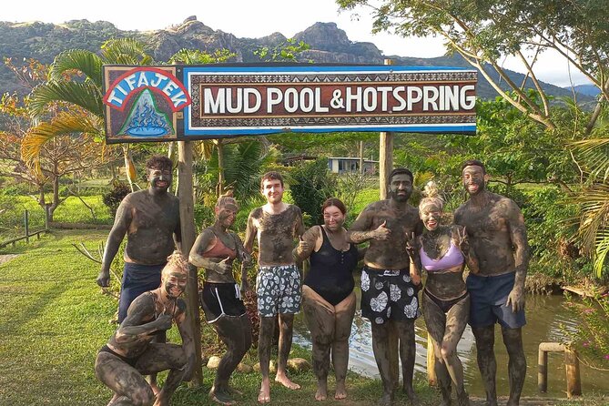 16 Lines Zipline, Cave and Mud Spa Combo Tour with Lunch in Fiji - Sabeto-style mud pools and hot springs: geothermal heat and true messy fun