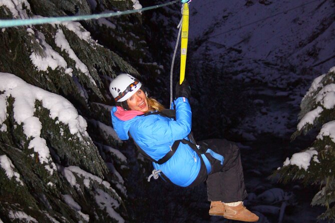 2 Hour Late Afternoon Winter Zipline Adventure - What to wear (and what to bring) for winter ziplining