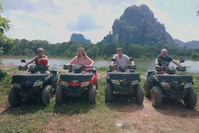 2 Hrs Zipline + ATV Riding 40 Minutes in Krabi - ATV Riding for 40 Minutes: Farms, Jungle Tracks, and Mud