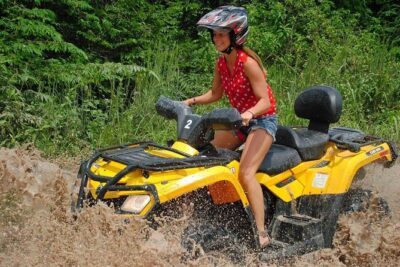 3 adrenaline activities Atvs Zipline and a swim experience in a cenote - Pickup from Cancun and Puerto Morelos: easy start, clear boundaries