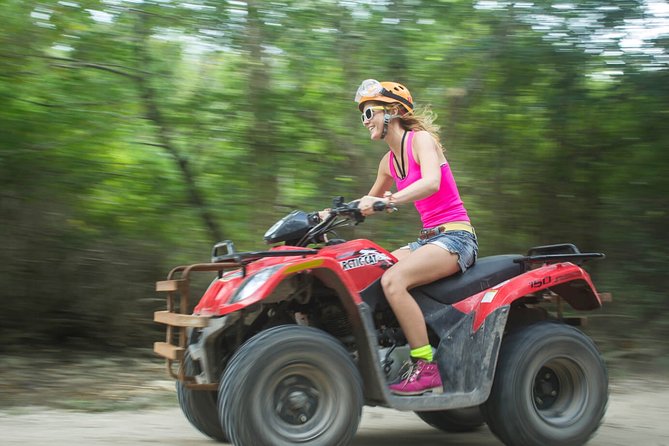 3 adrenaline activities Atvs Zipline and a swim experience in a cenote - Zipline course: short bursts of flight that feel worth the wait