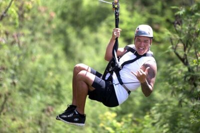 3 Zipline Adventure at Coral Crater with Optional Waikiki Shuttle - Three ziplines, tandem style: the family-friendly rhythm