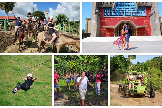5 activities in 1 Day, Buggies,Horseback Riding,Zipline.City Tour - Stop 1: Basilica Cathedral of Our Lady of High Grace