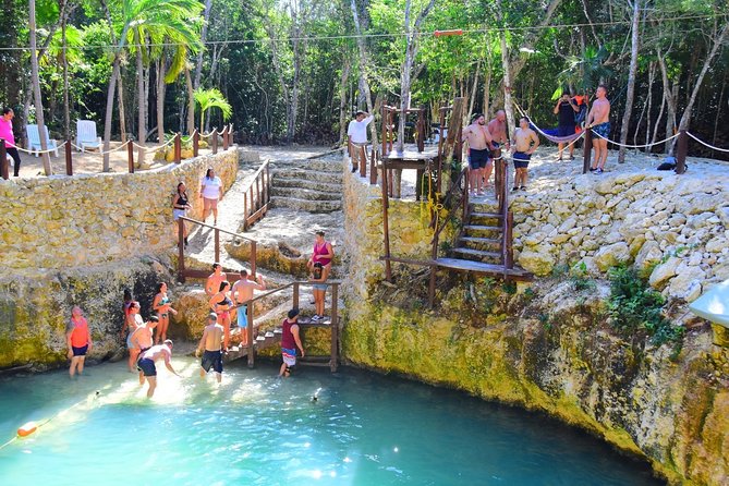 Activities Atv (single) Zipline and Cenote From Playa del Carmen - Stop 2: Six ziplines — flying over the jungle canopy