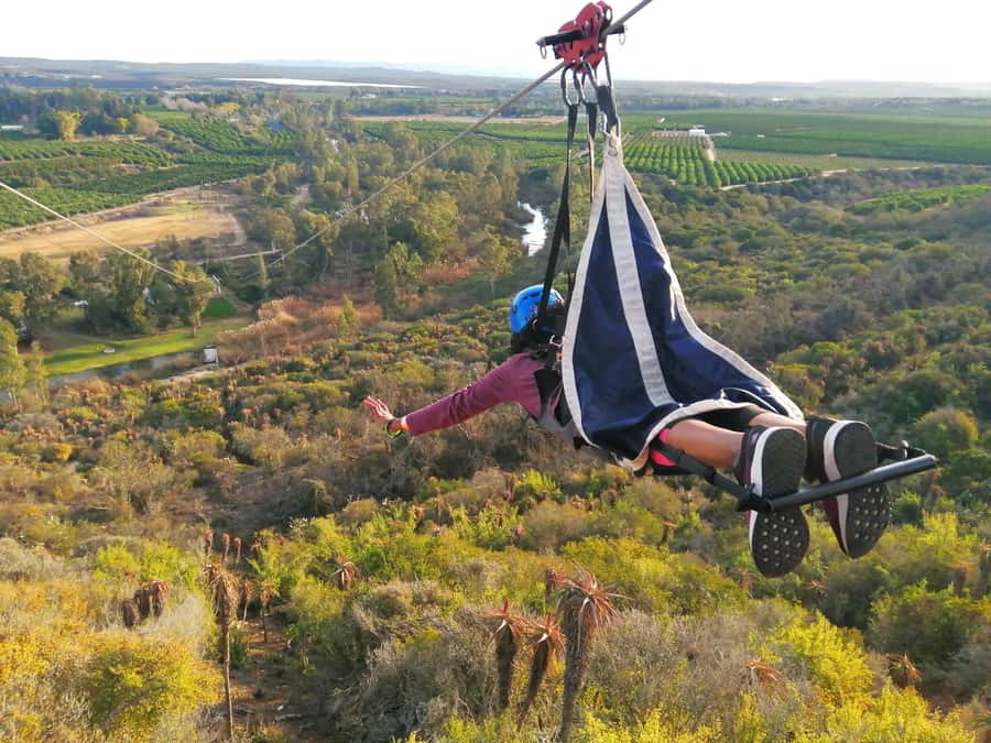 Adrenalin Addo Adventure Park: Superman Zipline - Location and getting there: Summerville and the Addo base