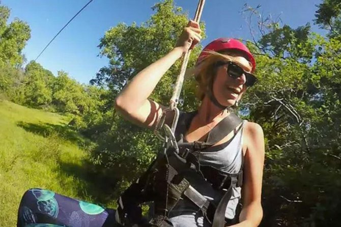AdrenaLine Zipline Tour with WaterZip by Outfitters Kauai - FlyLine Kauai Superman finale: the long, fast, headfirst run