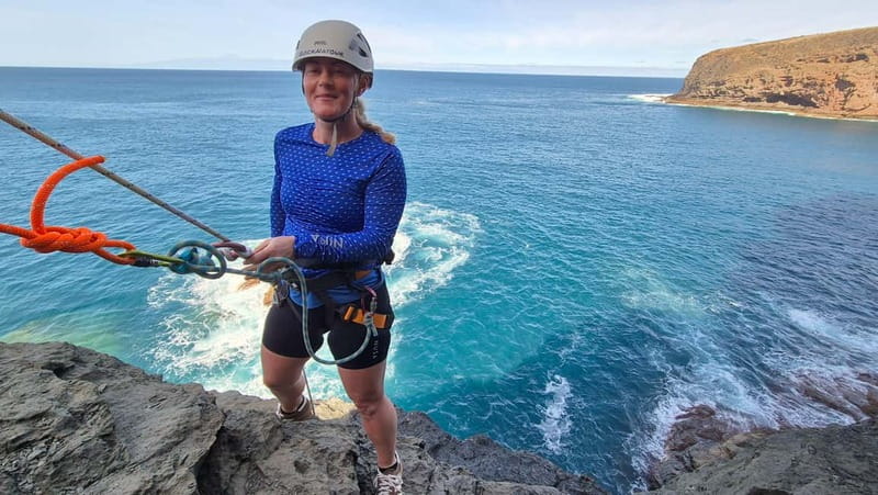 Agaete: Gran Canaria Coasteering. Marine Ferrata and Zipline - Agaete coasteering with marine Via Ferrata: why this mix matters