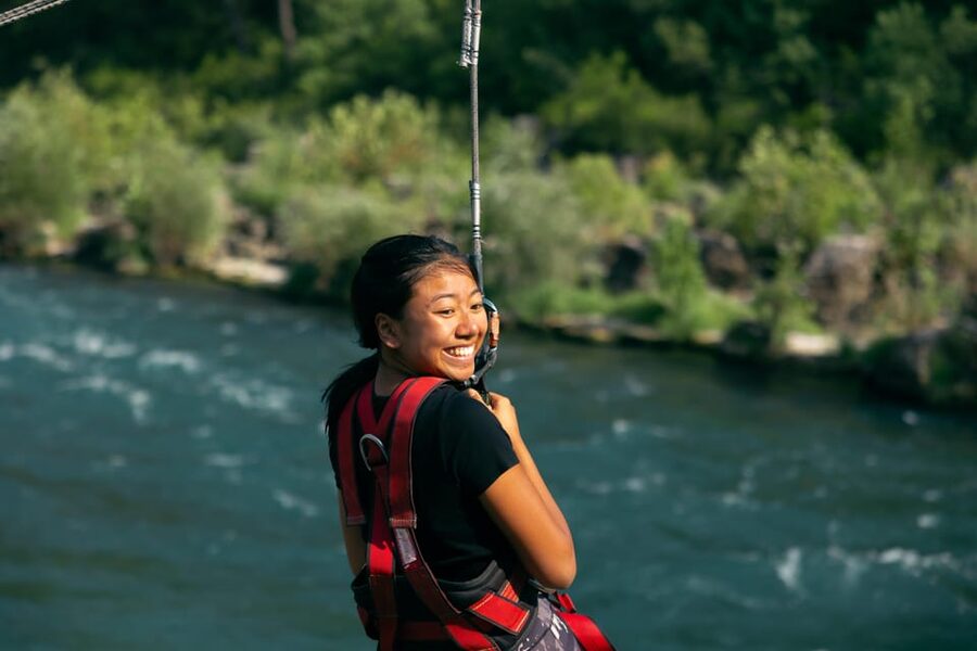 Alanya: Private Rafting, Zipline, Quad or Buggy w/ Lunch - River-side 3-course lunch: satisfying, but timing can feel tight
