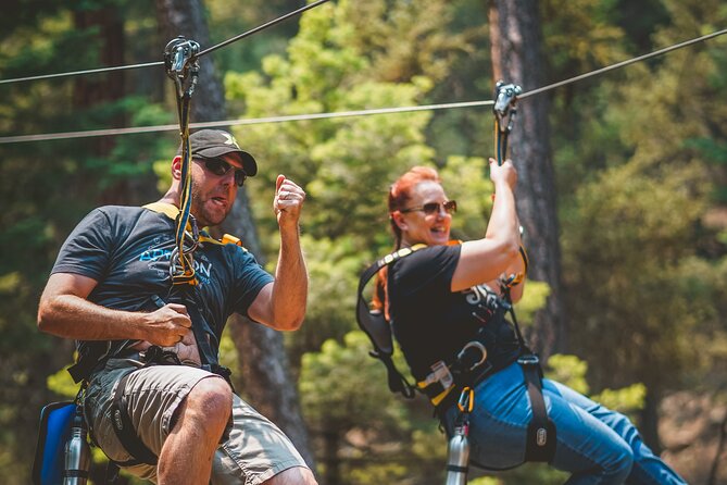 All-Day Guided Zipline Tour with Train Ride and Lunch in Durango - The zipline course: 27 spans, short hikes, and real support