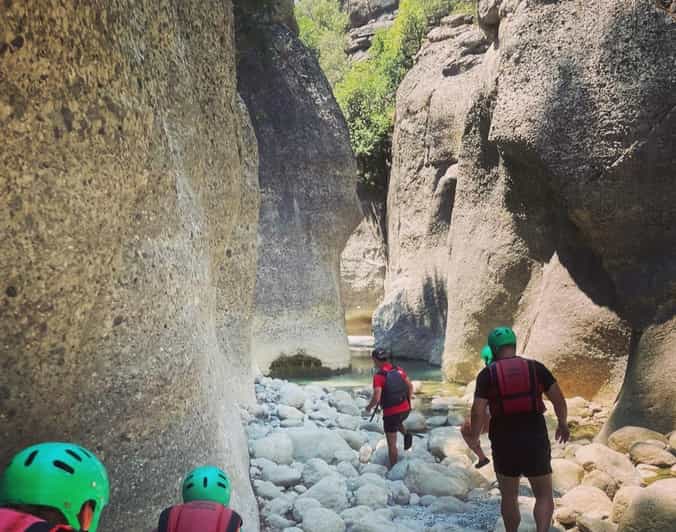 Antalya: Canyoning, Rafting, Quad, Jeep & Zipline with Lunch - Canyoning in Koprulu: sliding off rocks and getting used to cold water
