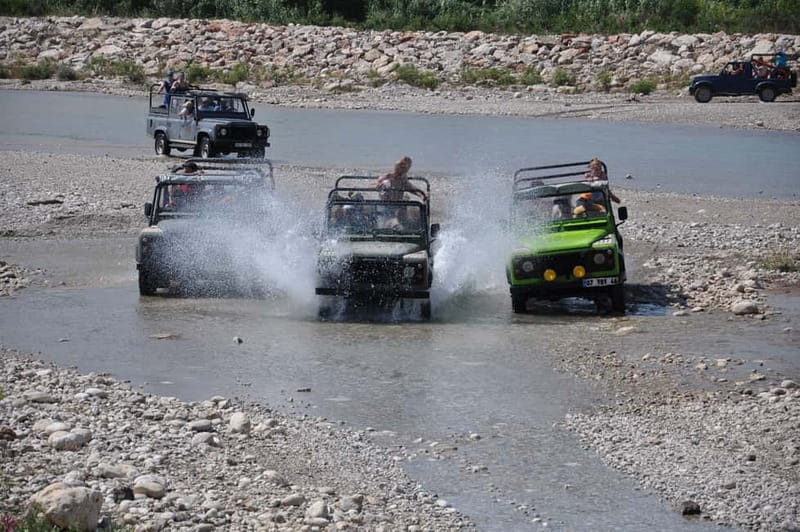 Antalya: Rafting, Zipline Buggy/Quad Jeep Combo Tour w/Lunch - Entering Köprülü Canyon: The Roman Bridge and the Two-Hour Ride