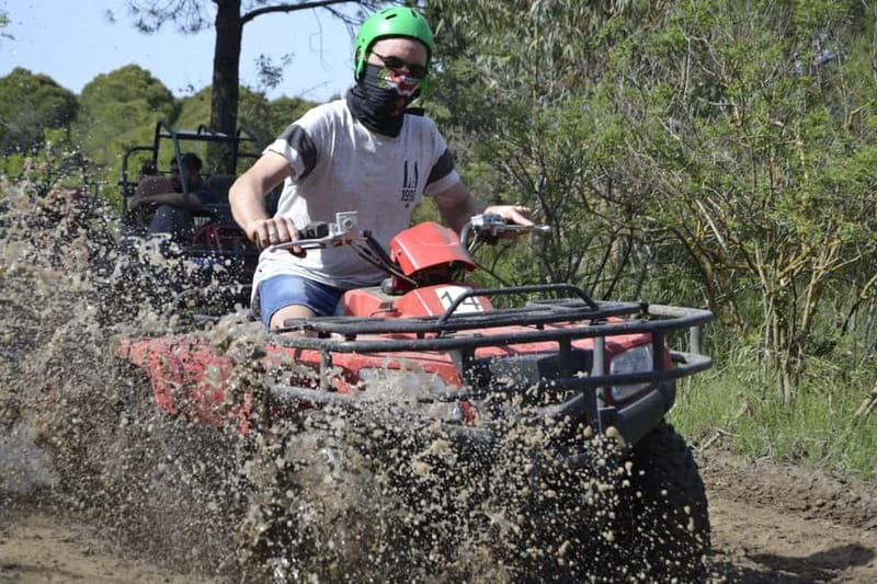 Antalya: Rafting, Zipline Buggy/Quad Jeep Combo Tour w/Lunch - River Time Beyond Paddles: Swimming, Jumping, and Zipline Options