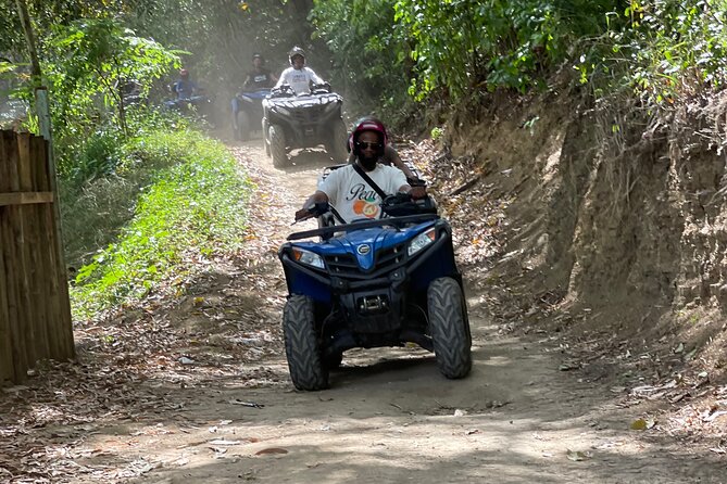 ATV and Zipline Combo from Montego Bay with Transportation - Group Size: Max 99 Travelers vs. Your Comfort Level