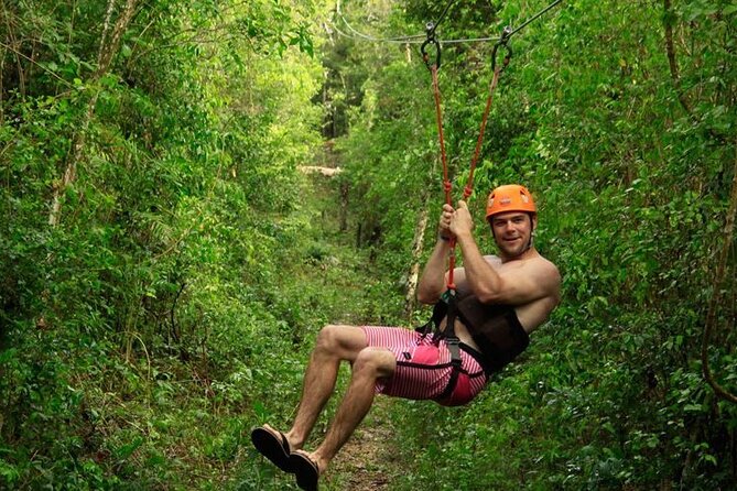 ATV Cenote and Zipline Adventure from Tulum - Zipline and Rappel: The Height Portion in the Riviera Maya