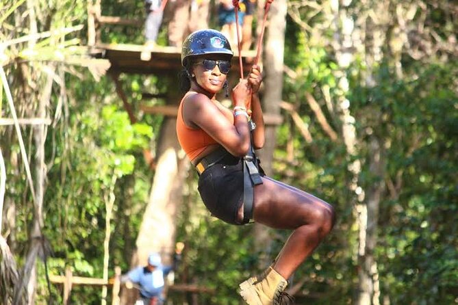 ATV Tour from Cancun with Zipline and Cenote Swim - Cenote swim in a cave: the best part if you want calm water