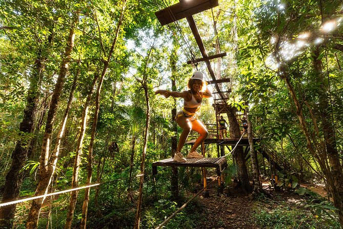 ATV, Zipline and Cenote at Extreme Adventuring with Tulum Pickup - Cenote Time at Cenote Verde Lucero: Natural Water, Real Jungle