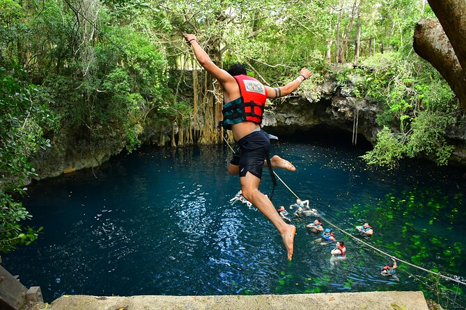 ATV Zipline Cenote Adventure from Playa del Carmen - Cenote Verde Lucero: Swim Time, Cooling Off, and the Sacred Spot Factor