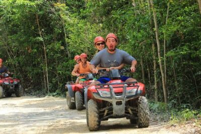Atv, Zipline , Cenote & Lunch from Playa del Carmen - The ATV Part: Jungle Trails, Muddy Backroads, Shared Bikes