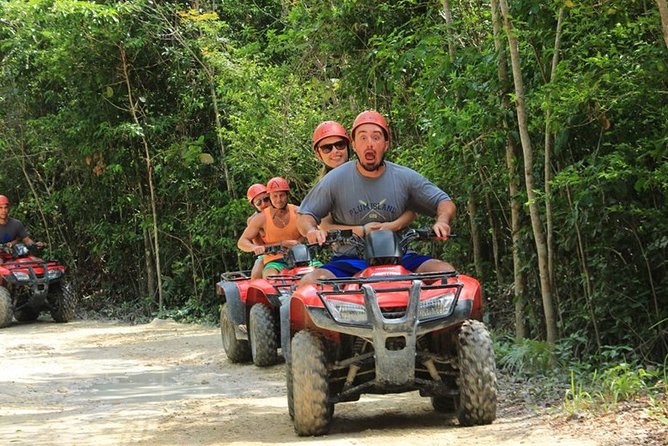 Atv, Zipline , Cenote & Lunch from Playa del Carmen - The ATV Part: Jungle Trails, Muddy Backroads, Shared Bikes