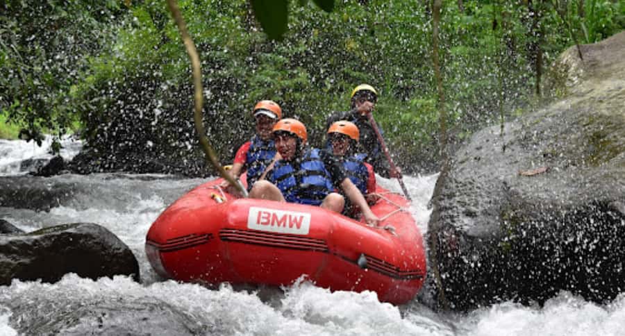 Bali Rafting: River Rafting with Zipline Down to the River - Telaga Waja River: Fast Currents and a 16 km Stretch