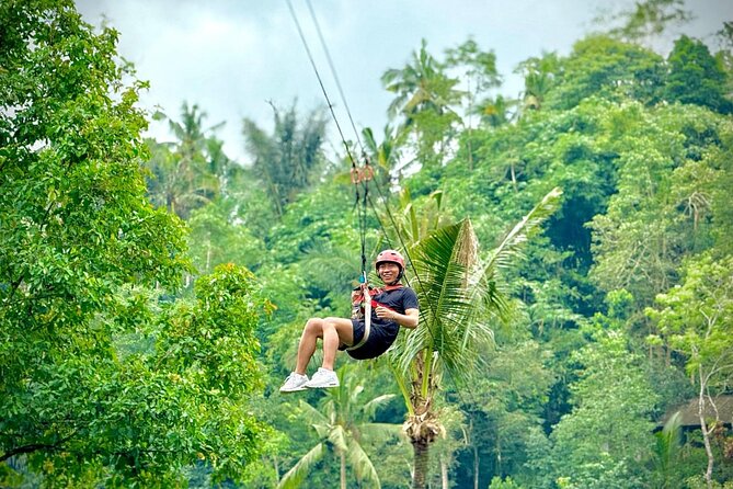 Bali Ubud Zipline, Monkey Forest and Waterfall Adventure - Tibumana Waterfall: A Jungle Reset and Photo Stop
