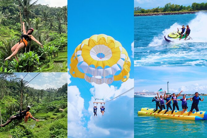 Bali: Zipline + Watersport Trio (Jetski, Parasailing, BananaBoat) - Key points to know before you go