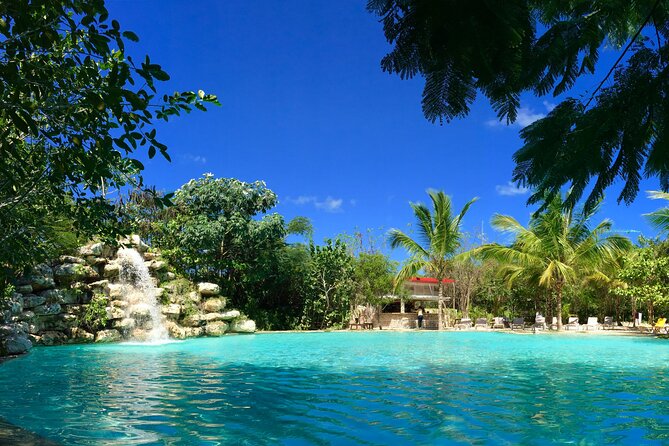 Bavaro Adventure Park Buggy Ride, Zipline Mega Splash, and Waterfall Pool - The Dominican Village museum stop: coffee, cacao, sugar cane, cigars, and tastings
