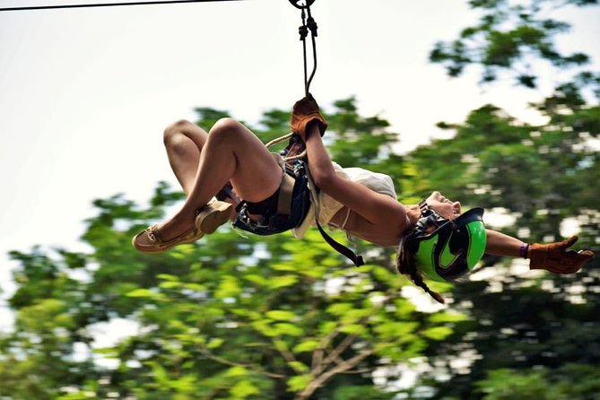 Best Combo from Cancun - Zipline Cenote ATV (Shared) and Lunch From Cancun - Zip lining over the jungle canopy: the big views and the safety details