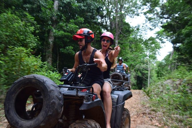 Best Combo from Cancun - Zipline Cenote ATV (Shared) and Lunch From Cancun - Lunch and drinks: grilled fajitas after the adrenaline