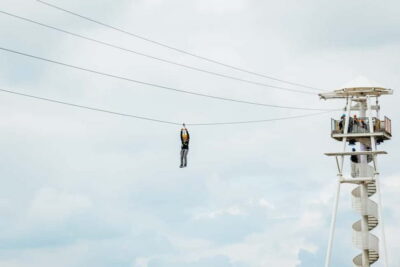 Brighton: Zip Wire Experience Ticket - The walk-in start: Madeira Drive check-in and getting harnessed