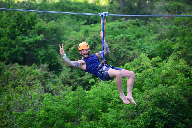 Buggy Adventure, Zipline Mega Splash and Waterfall Pool at Bavaro Adventure Park - Eco Tour and a Typical Dominican Village Lunch Reset