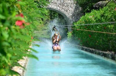 Buggy Ride, Zipline Splash & Waterfall Pool Combo with Lunch - Getting your bearings before the zipline portion