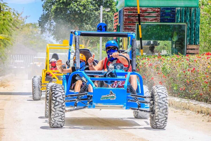 Buggy Ride, Zipline Splash & Waterfall Pool Combo with Lunch - Dominican village museum stop: coffee, cacao, mamajuana, cigars