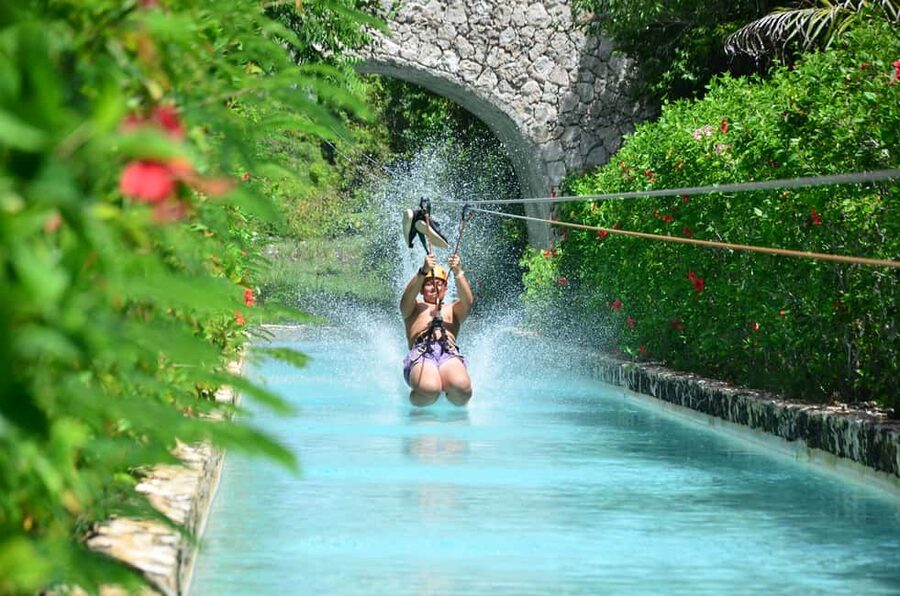Buggy Ride, Zipline Splash & Waterfall Pool Combo with Lunch - Getting your bearings before the zipline portion