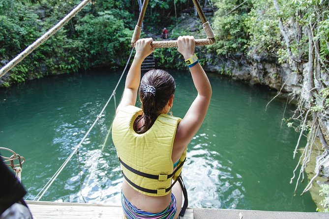Cancun Extreme Zipline Canopy Tour - From Jungle Stop to Cenote Grotto: The Army Truck Ride That Breaks Up the Thrills