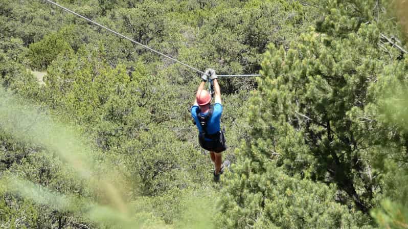 Cañon City: Royal Gorge 9-Line Classic Zipline Ticket - The tower climb: fun overhead, effort under your feet