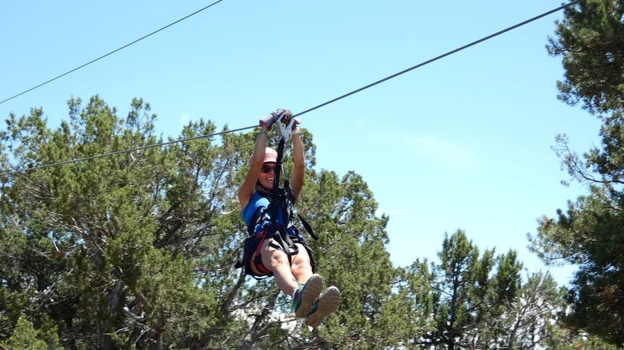 Cañon City: Royal Gorge 9-Line Classic Zipline Ticket - The finale: a dual side-by-side race on the 1002-foot line
