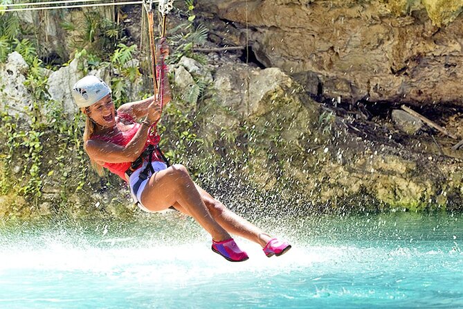 Canyoning and Zipline in Polylimnio Waterfalls - Polylimnio Waterfalls: the setting for zipline thrills and waterfall abseils