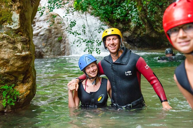Canyoning and Zipline in Polylimnio Waterfalls - Swimming pools and waterfall abseils: the core canyon route
