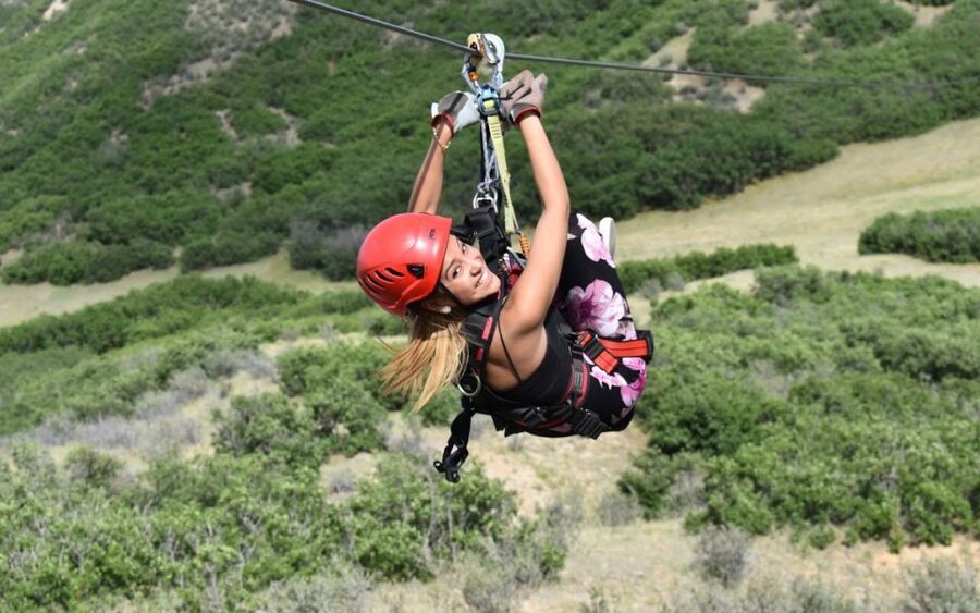 Castle Rock: The EDGE Zipline Tour - The course itself: 10 ziplines, 2 miles of flying, and 100+ ft thrills