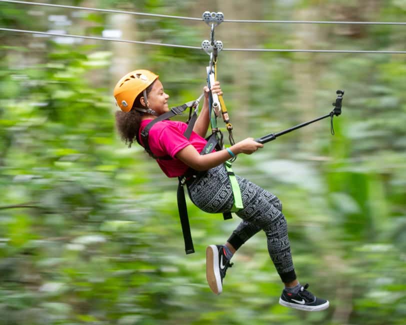 Castries, St. Lucia - Adrenaline Zipline - Rainforest Adventures at 2,000 Feet: Getting to the Park