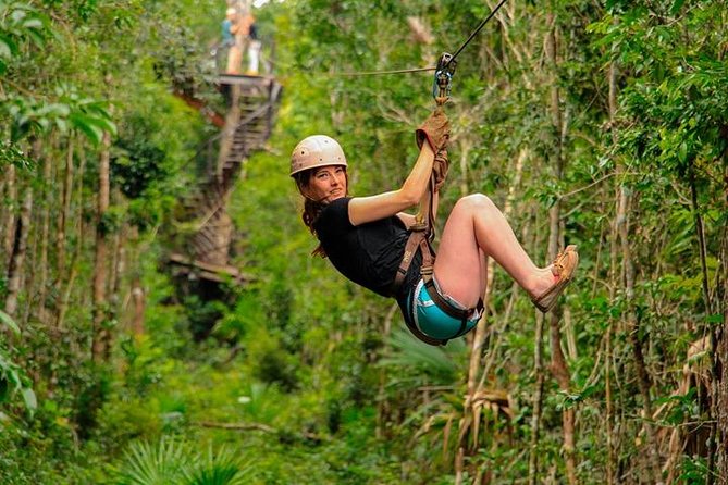 Cenote, Zipline & ATV Shared Combo 3x1 from Playa del Carmen & Cancun - Shared ATV Ride: Handling a Tougher Obstacle Road