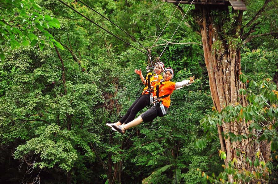 Chiang Mai : Pongyang Jungle Coaster Zipline - The 95 kg weight rule: the part that can change your whole value