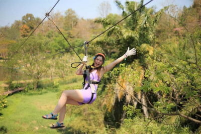 Chiang Mai: Zipline & High Rope without Lunch & Transfer - High rope courses with 20, 25, or 45 obstacles