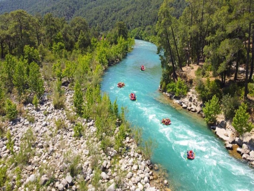 City of Side: Rafting, Zipline, Quad & Jeep (Buggy Optional) - Rafting: The 14 km White-Water Stretch