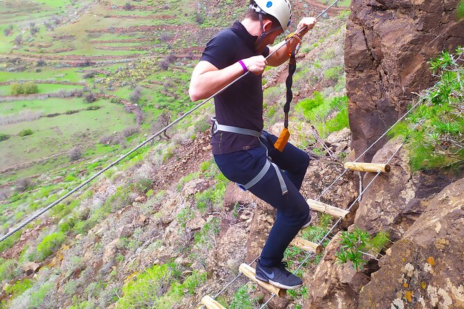 Climbing + Zipline + Via Ferrata + Cave. Adventure route in Gran Canaria - Price and timing: is $84.63 worth a 4-hour multi-activity day?