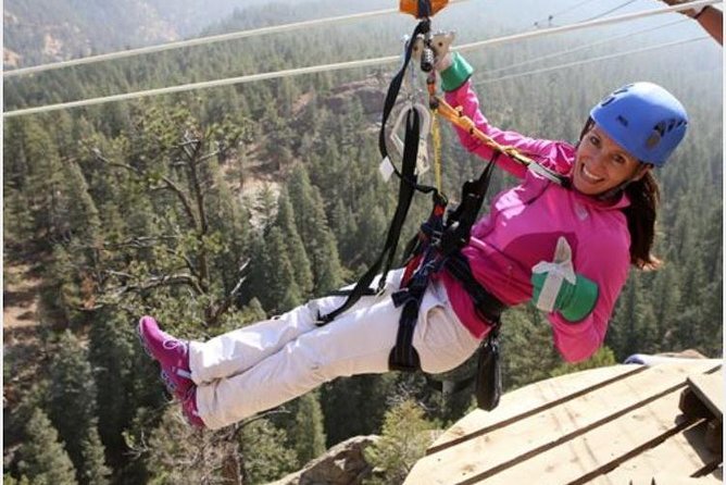 Combo Course Zipline Tour - The course in order: 8 zip lines, 2 bridges, and an 180-foot rappel