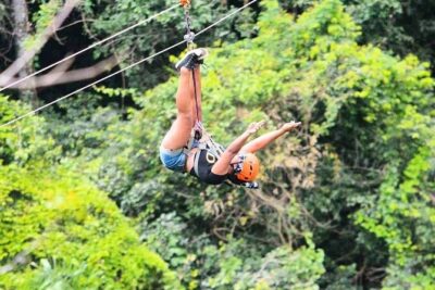 Combo Zipline & Waterfalls - Waterfall time: jump, slide, and swim in crystal-clear river water