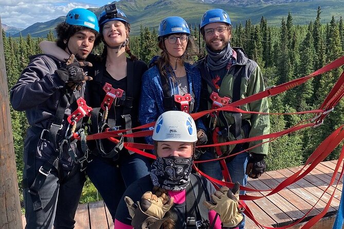 Denali Park Zipline Adventure - Gear up, then get trained before you fly
