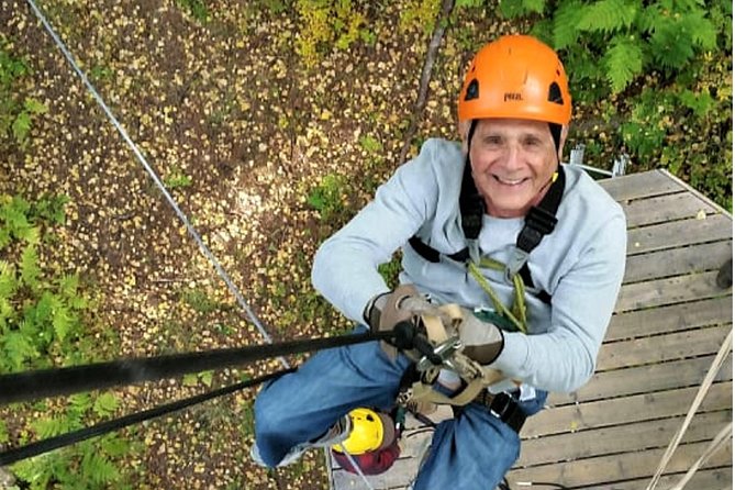 Denali Zipline Tour in Talkeetna, AK - The course you’ll fly: 9 ziplines, 2 bridges, and a spiral staircase